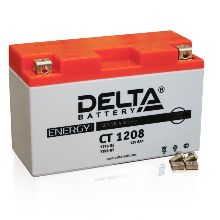 батарея Delta CT CT 1208 (YT7B-BS, YT9B-BS) (CT 1208)                             8ah 12V - купить в Нижнем Новгороде